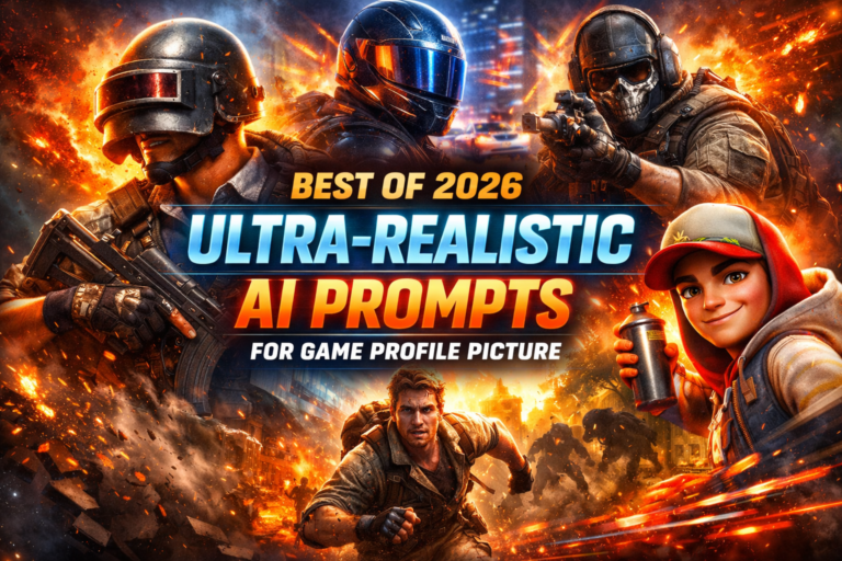 Best of 2026 Ultra-Realistic AI Prompts for Game Profile Picture
