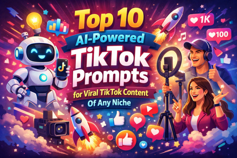 Top 10 AI-Powered TikTok Prompts for Viral TikTok Content Of Any Niche