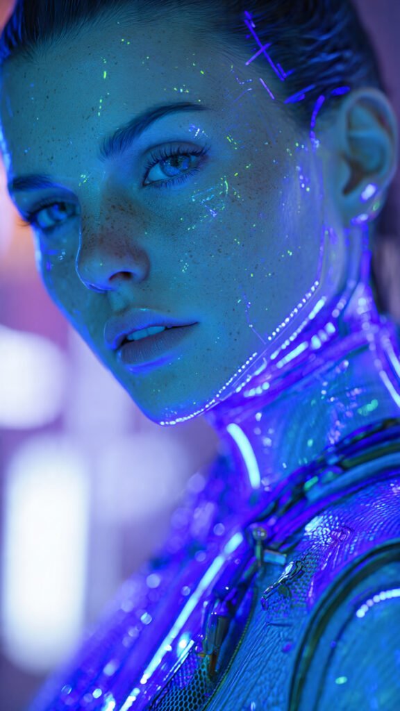 AI Fantasy Cyber Avatar Portrait