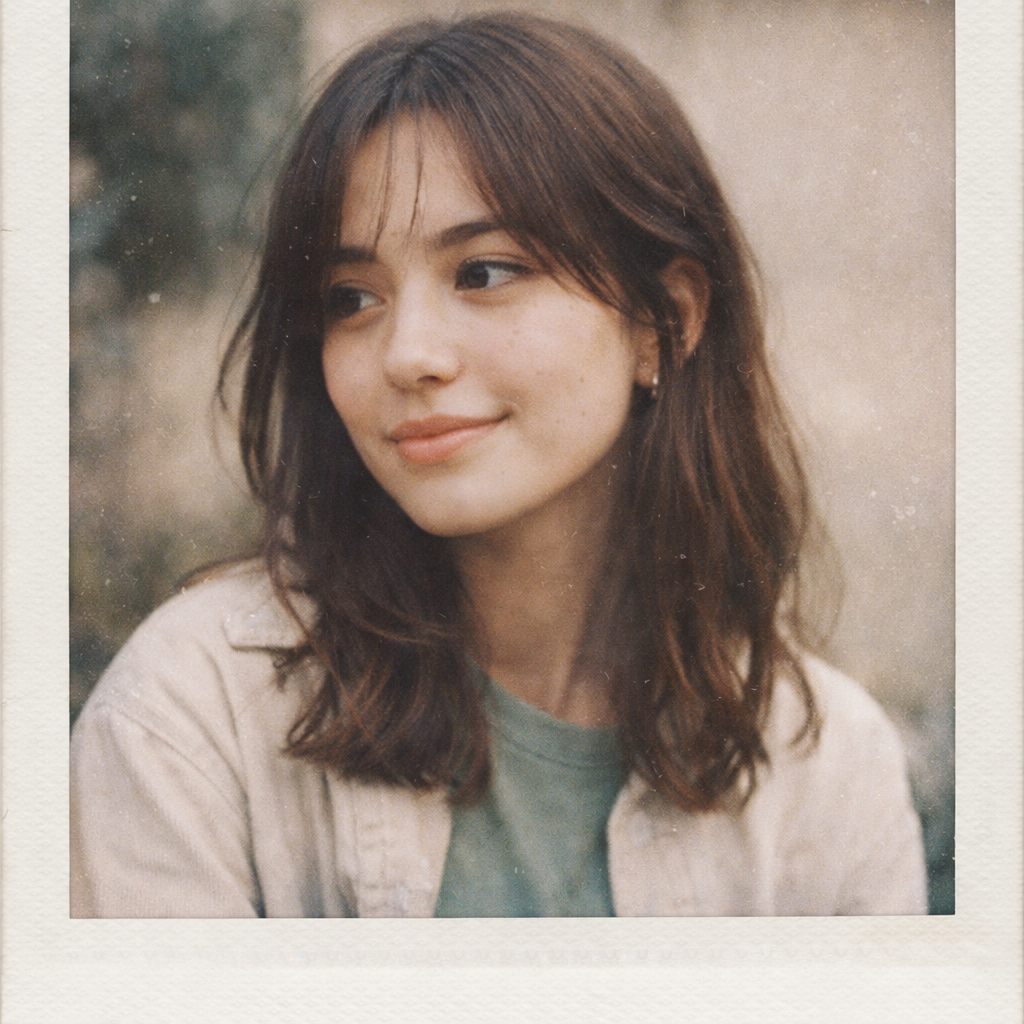 AI Prompts for Aesthetic Girl Portraits Vintage Film Camera Aesthetic (90s Retro Look)