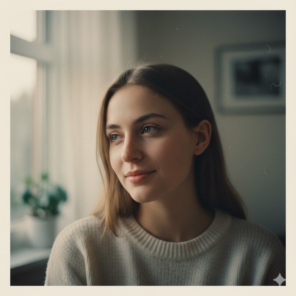 AI Prompts for Aesthetic Girl Portraits of Vintage Film Camera Aesthetic (90s Retro Look)