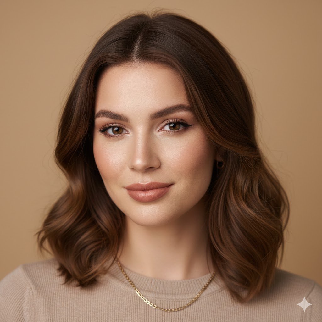 AI Prompts for Instagram Influencer Portraits of Soft Glam Studio Portrait (Clean & Aesthetic)