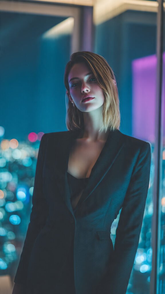 Cinematic Luxury Portrait (Night City Glow)