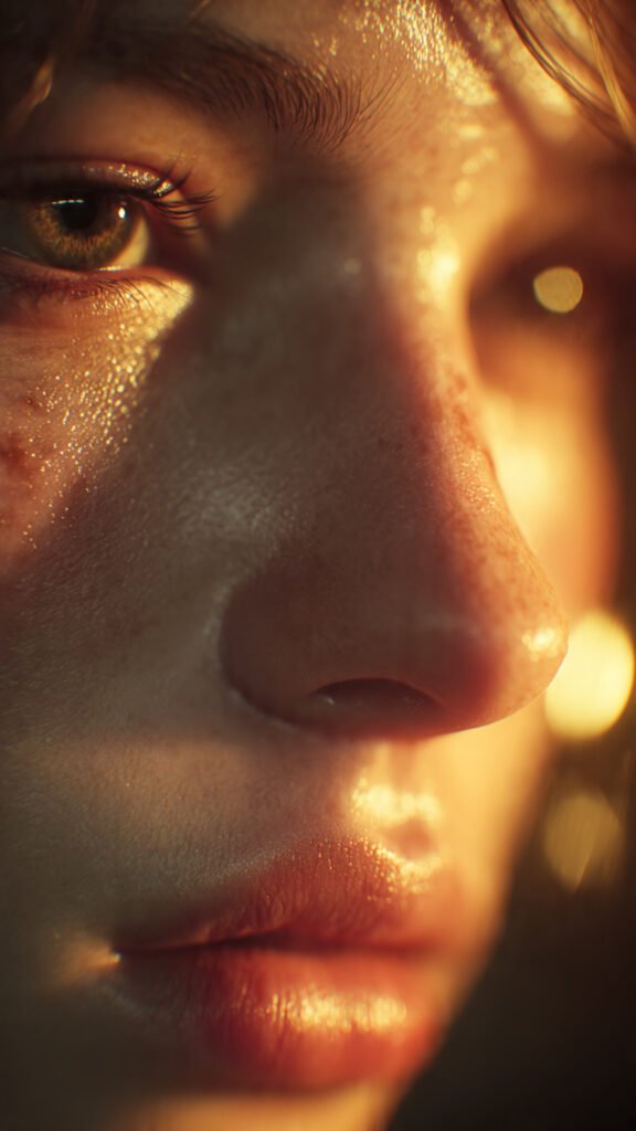 Cinematic Romantic Close Up