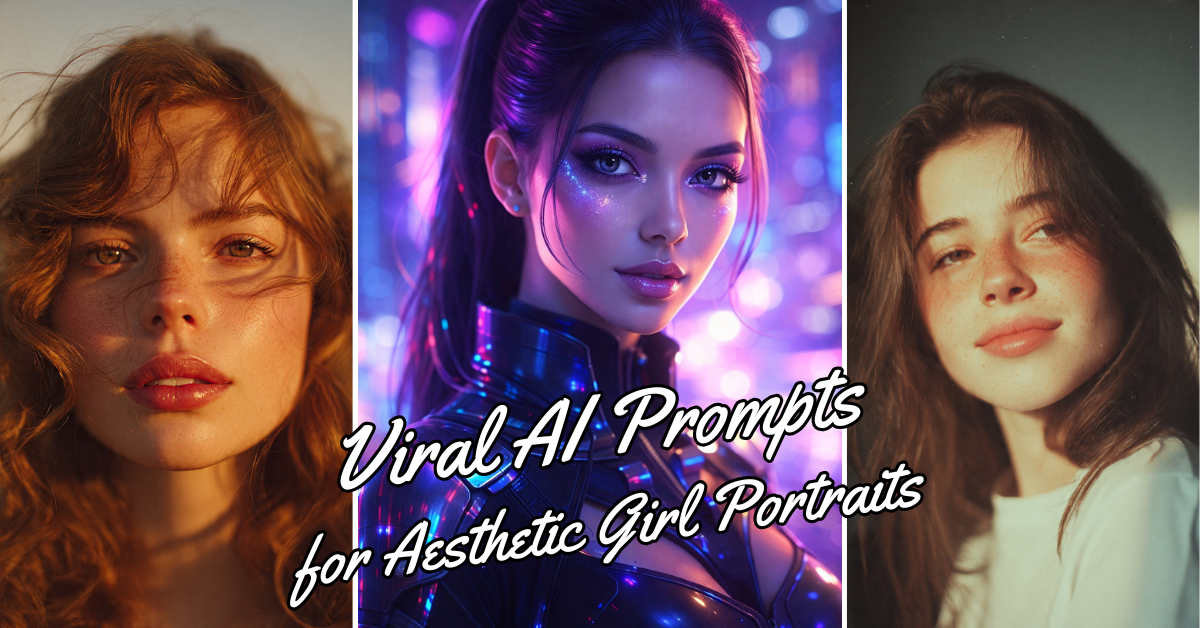 Viral AI Prompts for Viral Pinterest Aesthetic Girl Portraits