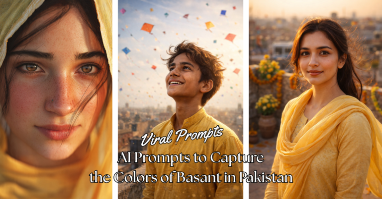 Top 3 AI Prompts to Capture the Colors of Basant in Pakistan