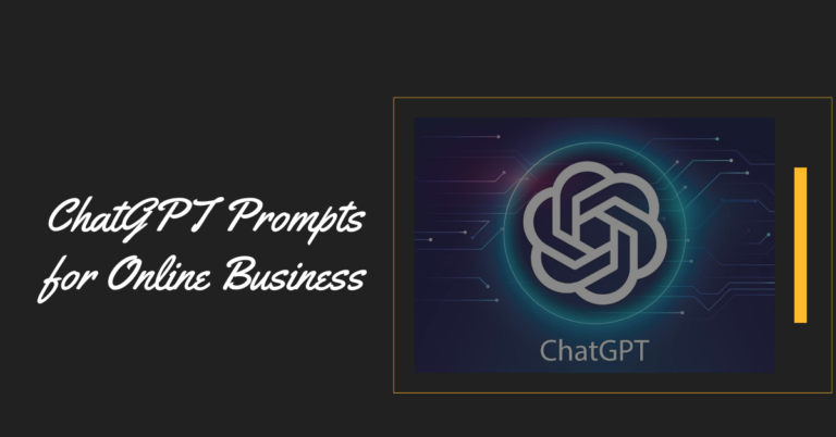 ChatGPT Prompts to Start an Online Business