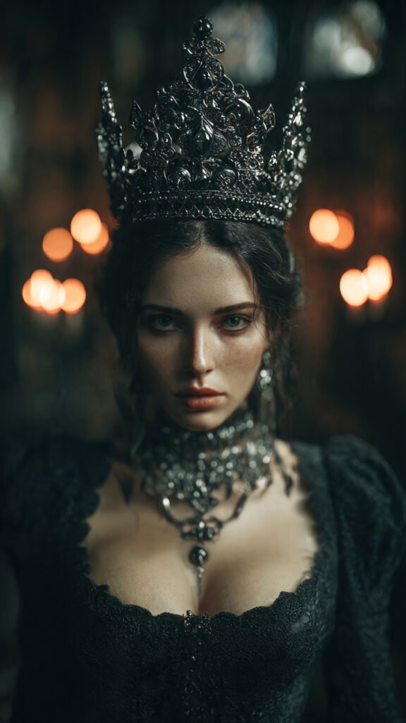 Dark Royal Gothic Queen Portrait