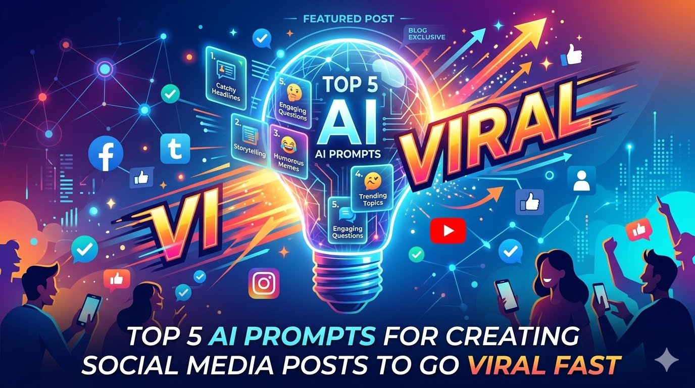 AI Prompts for Creating Social Media Posts to Go Viral Fast - promptpk.com