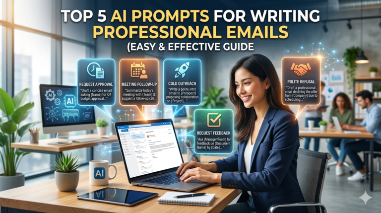 Top 5 AI Prompts for Writing Professional Emails (2026 Guide)