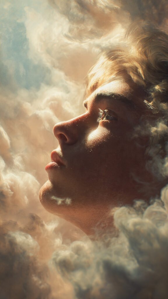 Soft Cloud Heaven Portrait (Ethereal & Peaceful)